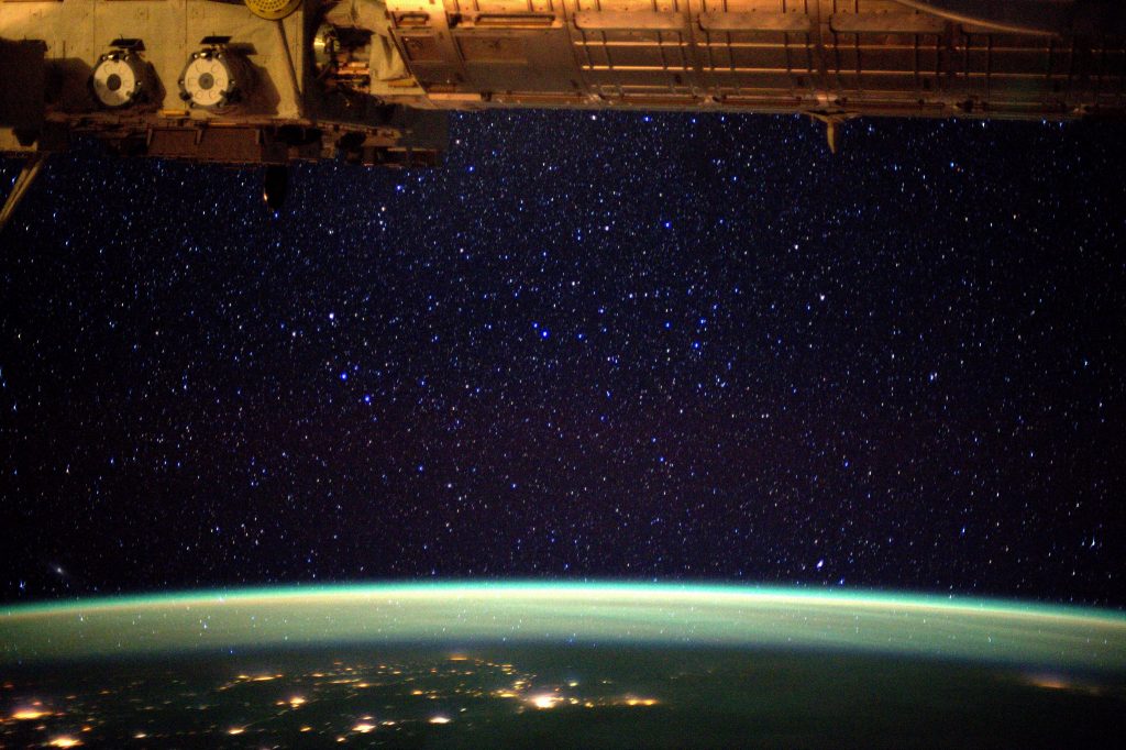 Fotos que hace un aficionado cuando viaja al espacio